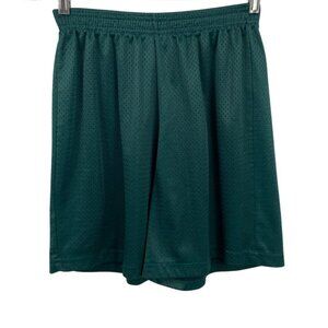 Vintage Pro Spirit Mens Size XL Green Athletic Shorts Drawstring Elastic Waist